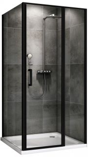 Душевой уголок ABBER Sonnenstrand 120x70см чёрный AG04120BS-S70B